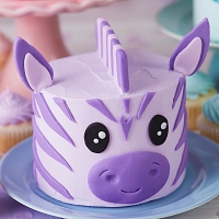 Baby Purple Zebra Cake - 1kg